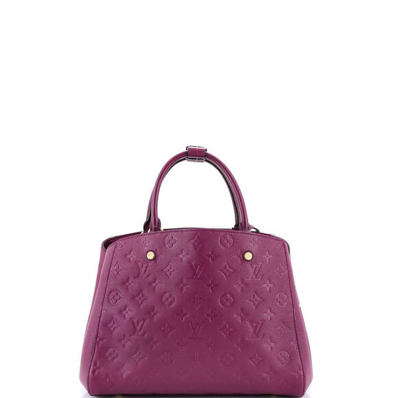 Louis Vuitton MM Montaigne Handbag Monogram Empreinte Leather - Picture 3 of 8